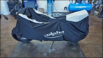 Preview: S 1000 RR Race-Teppich mit Haube / Schutz