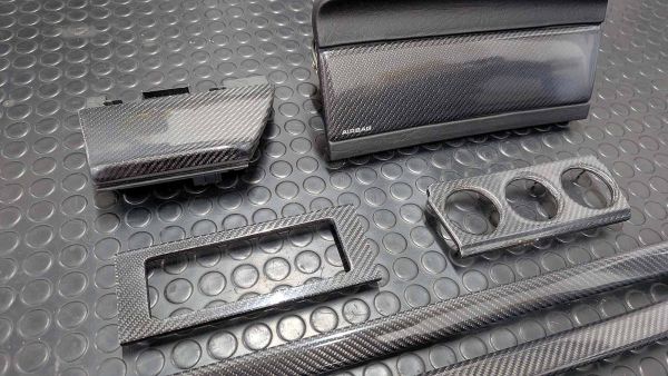 Preview: S2 B4 RS2 Carbon Dekorleisten Replica Beifahrerairbag