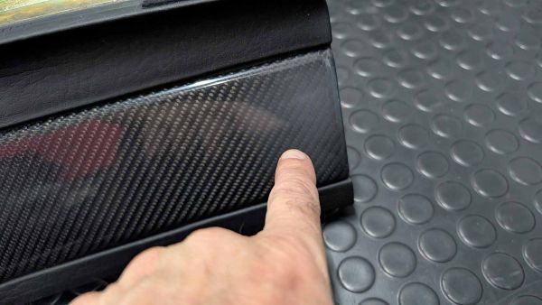 Preview: S2 B4 RS2 Carbon Dekorleisten Replica Beifahrerairbag
