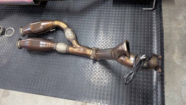 Preview: RS2 S2 B4 Edelstahl Sport Abgasanlage Sportkatalysatoren Sport Abgasrohr