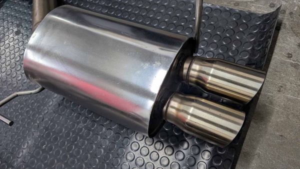 RS2 S2 B4 Edelstahl Sport Abgasanlage Sportkatalysatoren Sport Abgasrohr