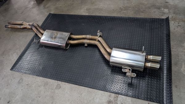 S4 B5 BN-Pipes Edelstahl Abgasanlage ab Kats