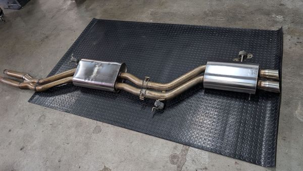 Preview: S4 B5 BN-Pipes Edelstahl Abgasanlage ab Kats