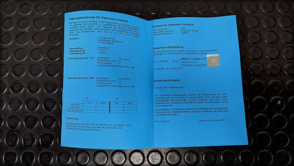 Preview: S4 Biturbo Fahrwerk mit neuen Tieferlegunsfedern und Querlenkern