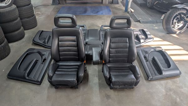 Preview: S4 S6 C4 Avant Lederausstattung schwarz Sport Sitze