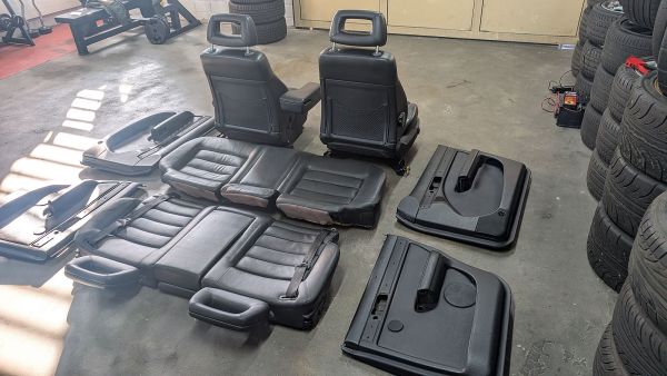 S4 S6 C4 Avant Lederausstattung schwarz Sport Sitze