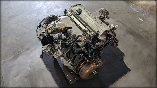 S4 S6 C4 AAN Motor mit Anbauteilen