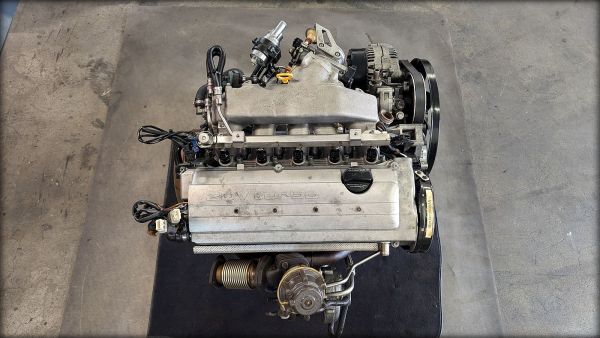 S4 S6 C4 AAN Motor mit Anbauteilen