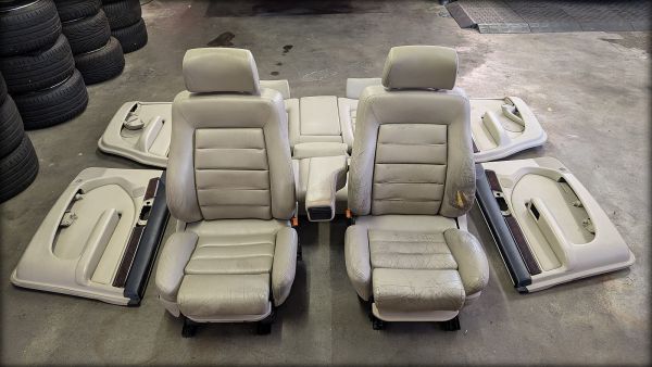 Preview: S4 S6 C4 Avant Lederausstattung beige elektrisch Memory