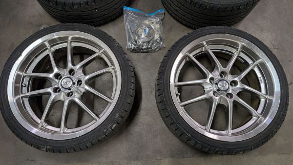 Preview: Räder Felgen 8,5x19 Zoll LK 5x112 mit 275er Reifen