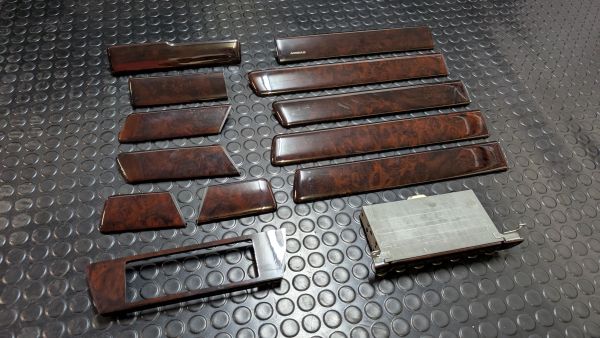 S4 S6 C4 Dekorleisten Wurzelholz Set