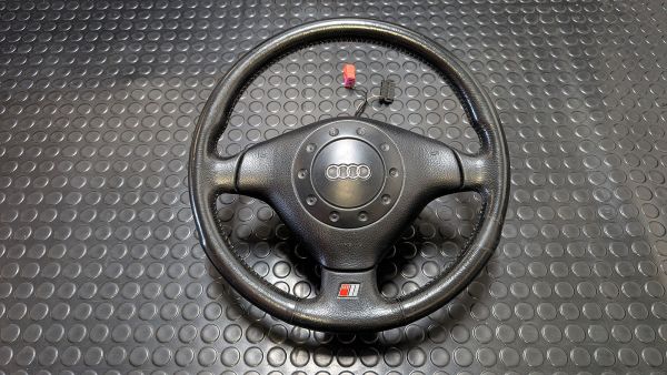 S4 S6 C4 3 Speichen Airbag Lenkrad komplett