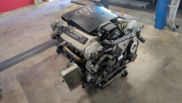 Preview: S6 C4 V8 Motor mit Anbauteilen inkl. Getriebe Automat