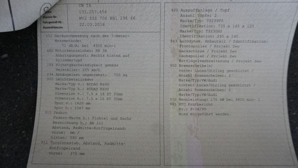 VW Bus T4 Turbobus Audi S2 Motor