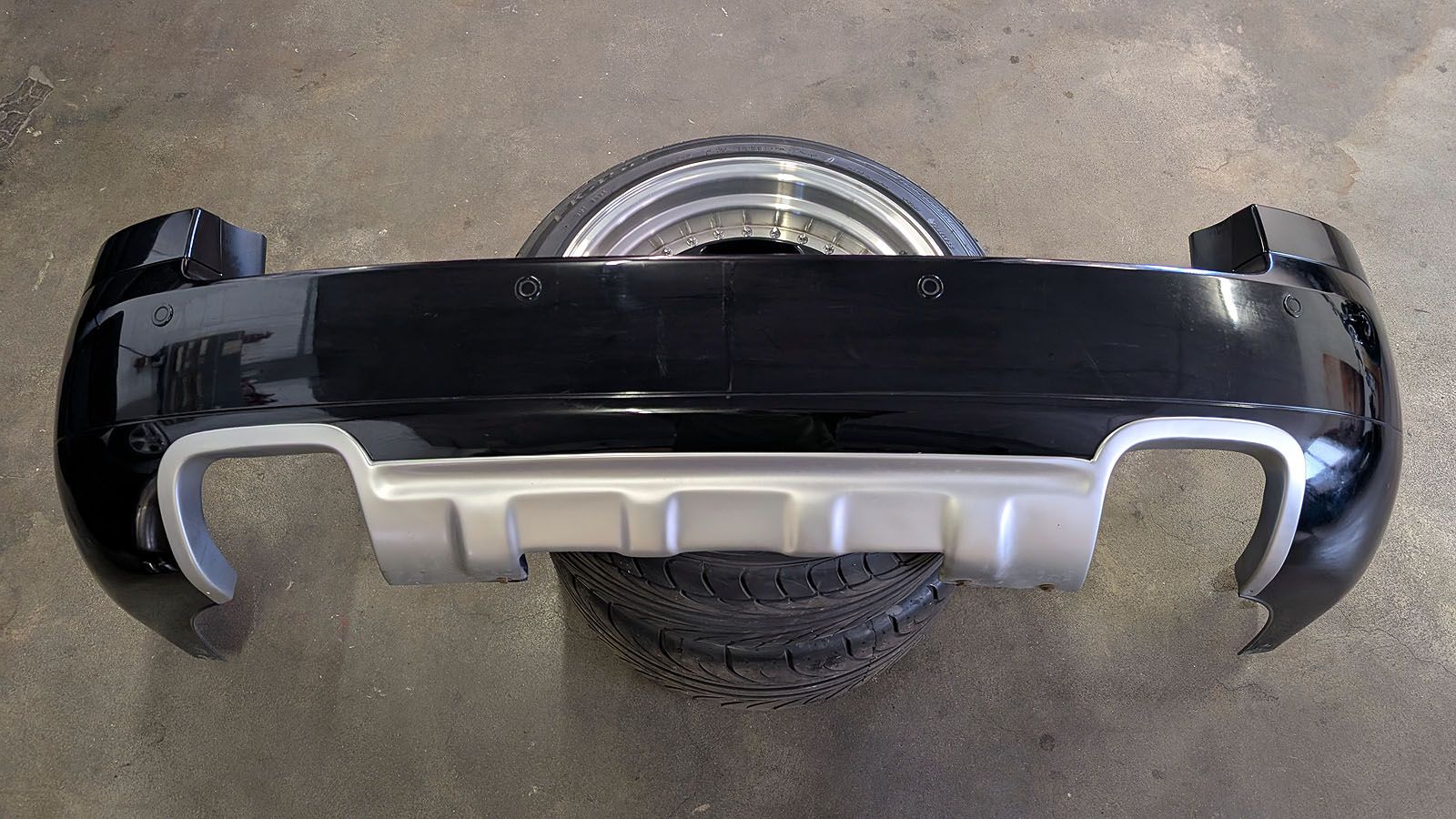 A6 C5 Allroad ABT AS6 Stossstange hinten mit ABT Abgasanlage