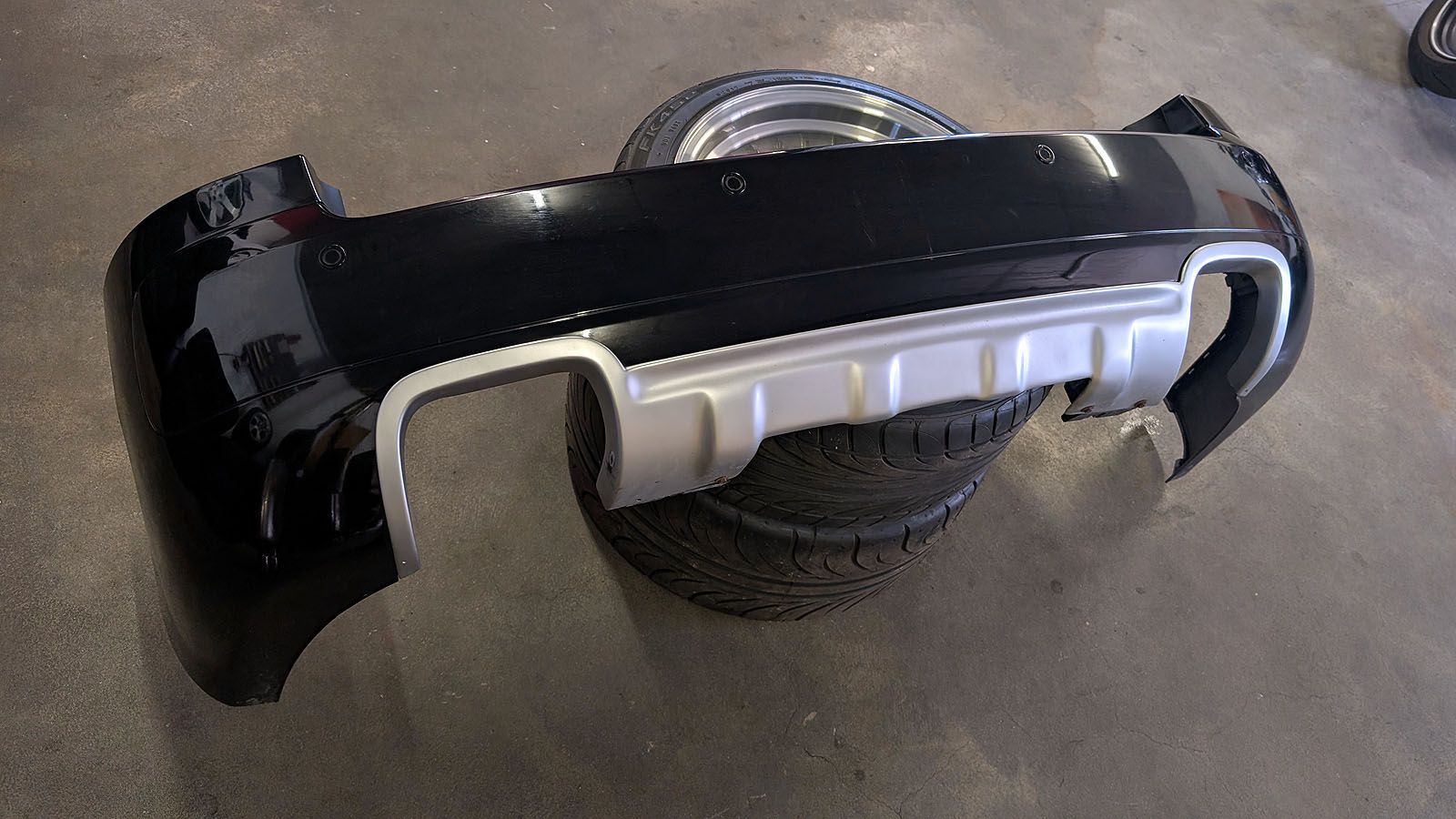 A6 C5 Allroad ABT AS6 Stossstange hinten mit ABT Abgasanlage