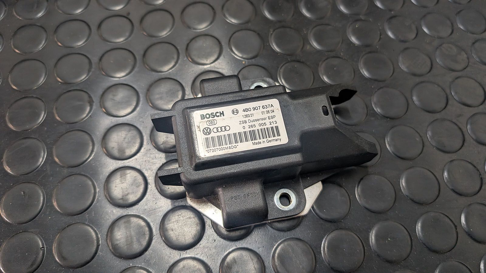 A6 C5 Allroad Sensor Querbeschleunigung Duosensor 4B0 907 637 A
