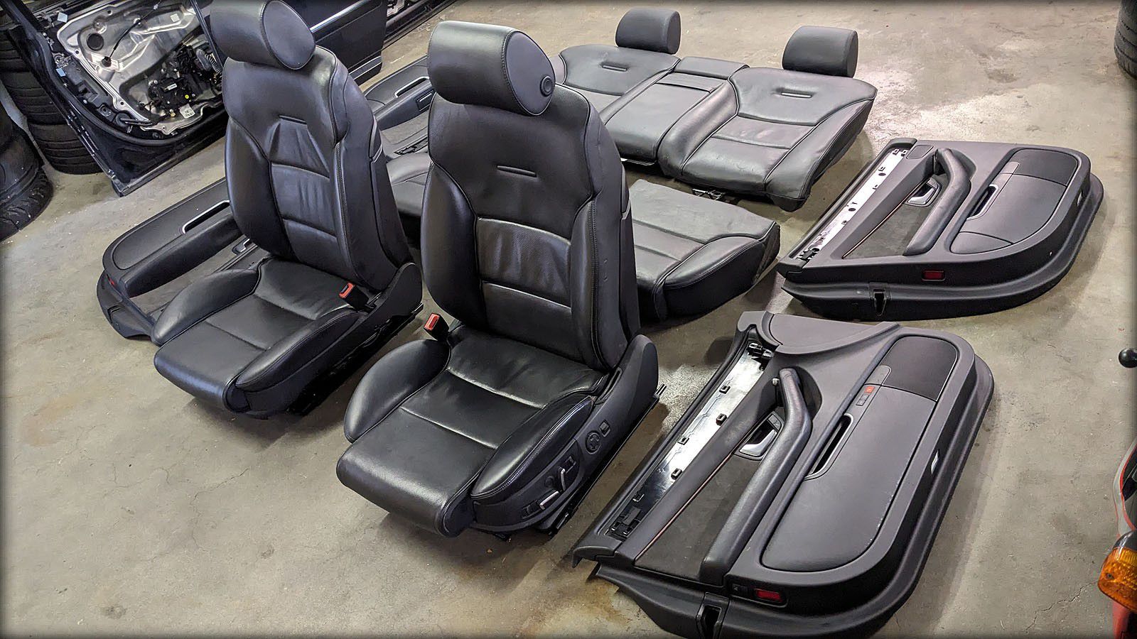 A8 D3 Lederausstattung schwarz