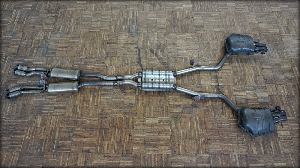 A8 D3 W12 Abgasanlage