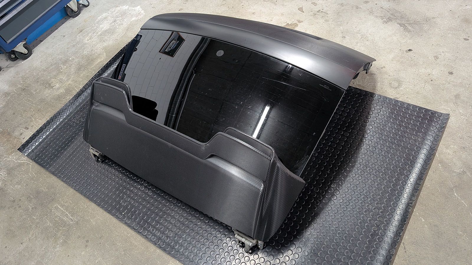 Cayenne Turbo S 957 Heckklappe mit Spoiler und Verkleidung