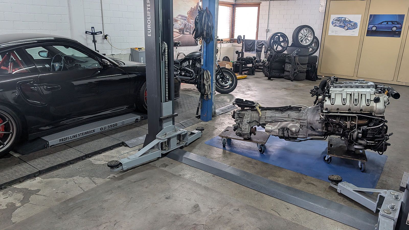 Cayenne Turbo S 957 Motor mit Anbauteilen inkl. Getriebe
