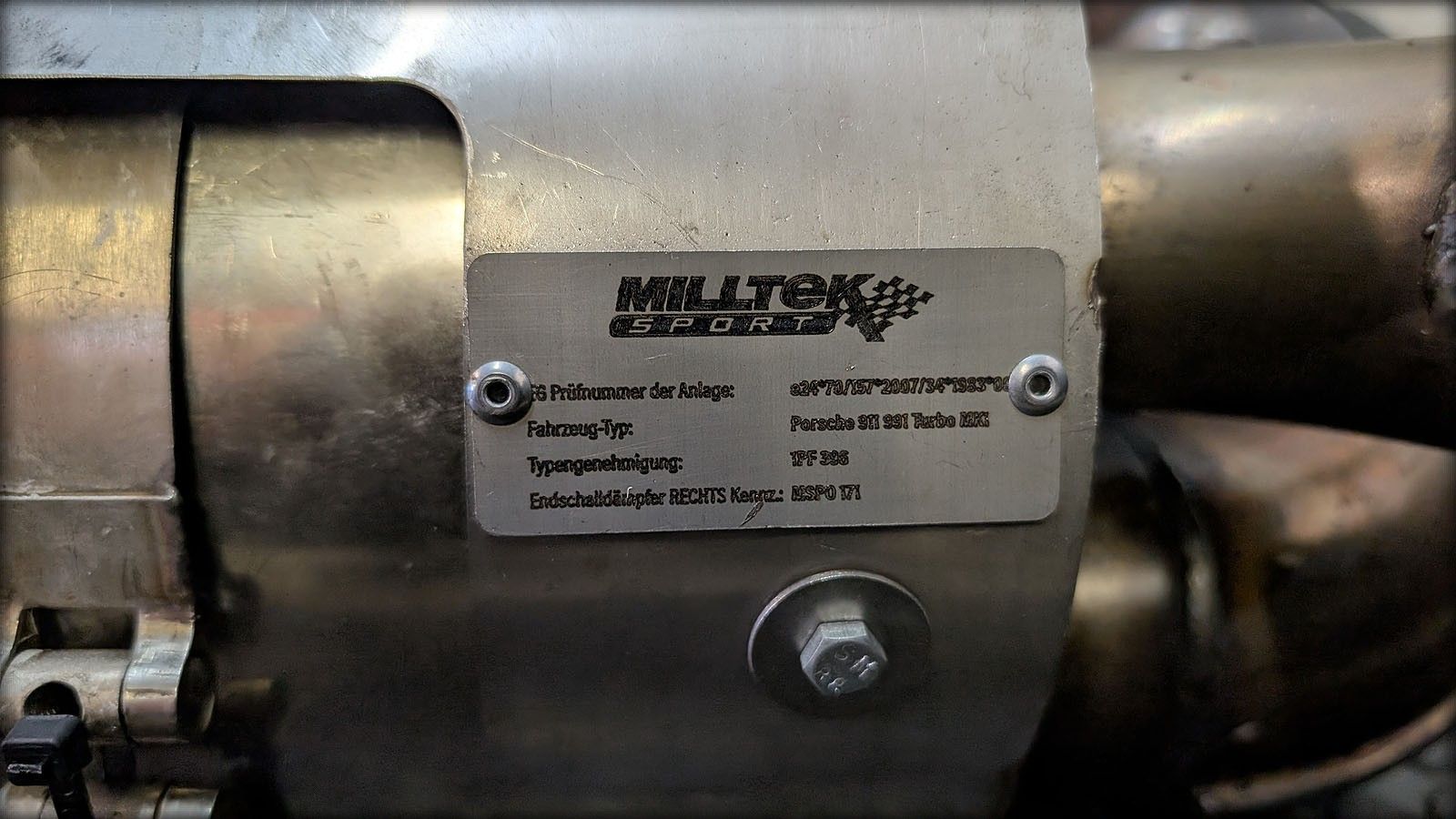 Milltek Sport Abgasanlage für Porsche 997 Turbo