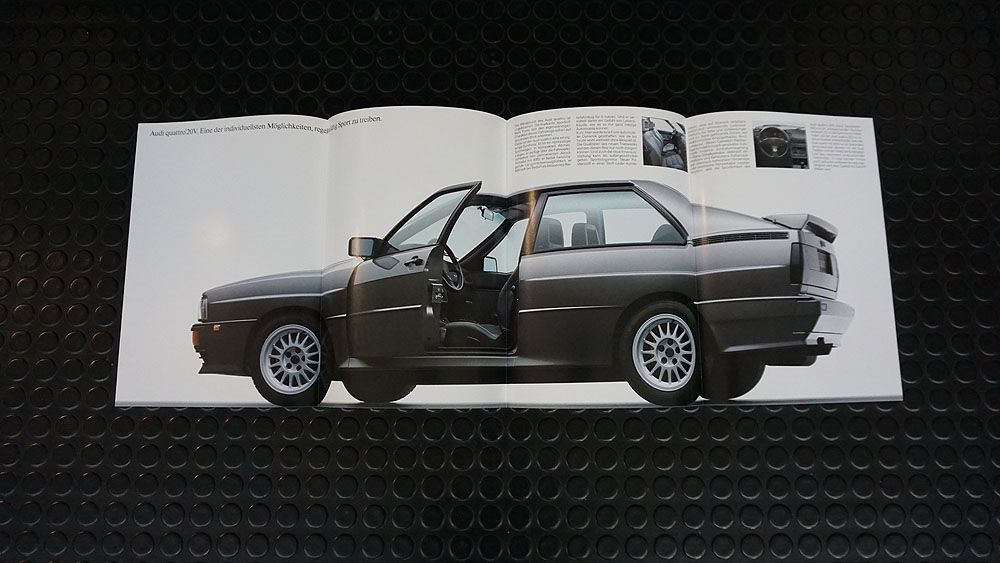 Prospekt Audi quattro 20V