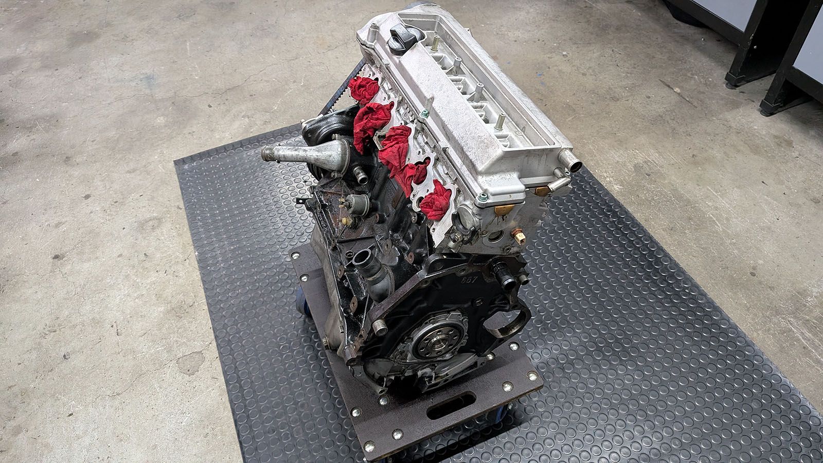 RS2 Motor Grundmotor Block Zylinderkopf