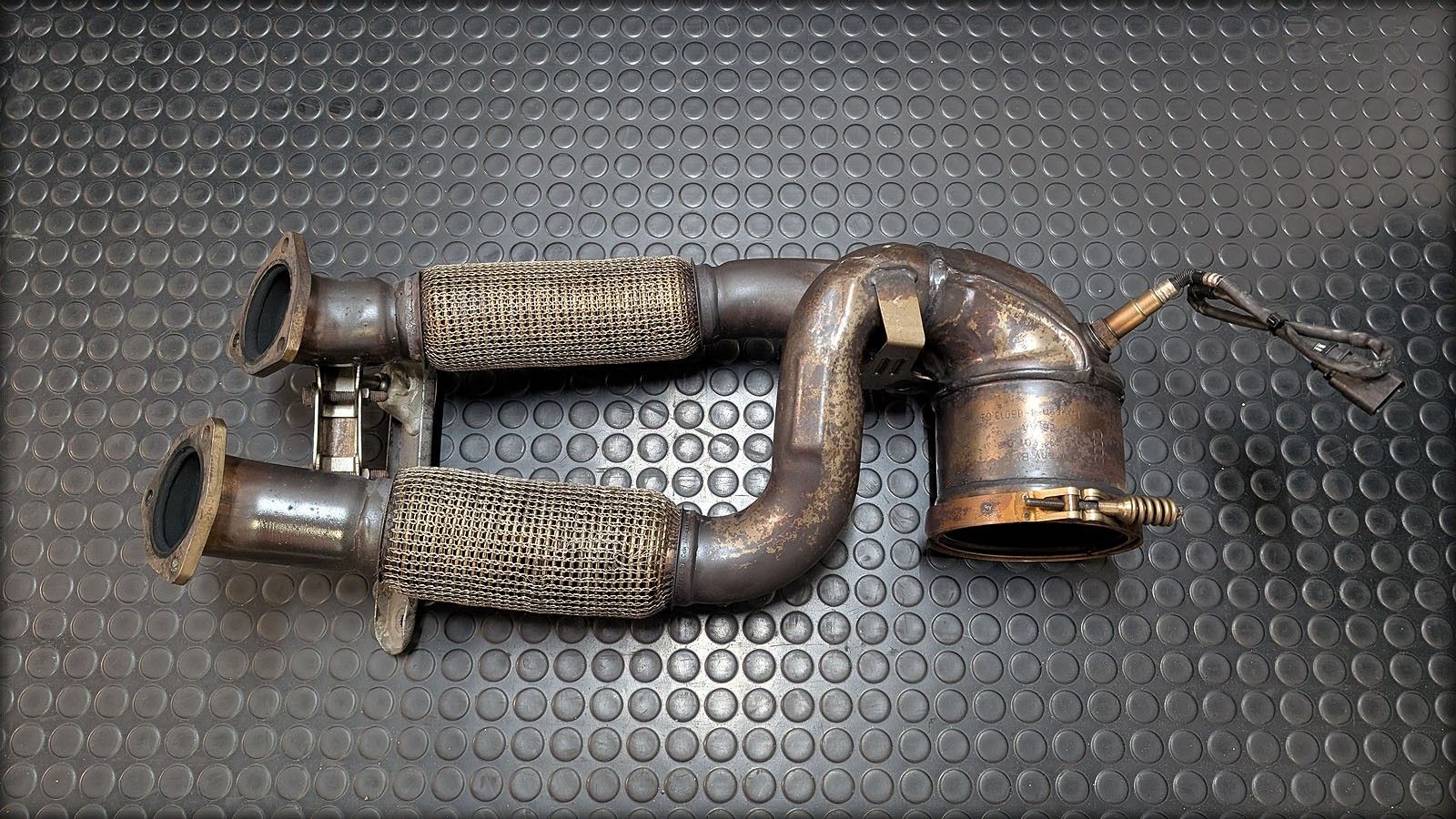 RS3 8P Hosenrohr Abgasrohr ab Turbolader ohne Kat Motorsport