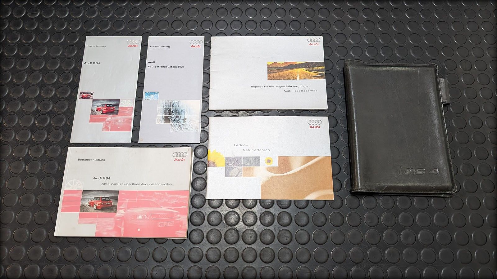 RS4 B5 Bordmappe mit Bedienungsanleitung