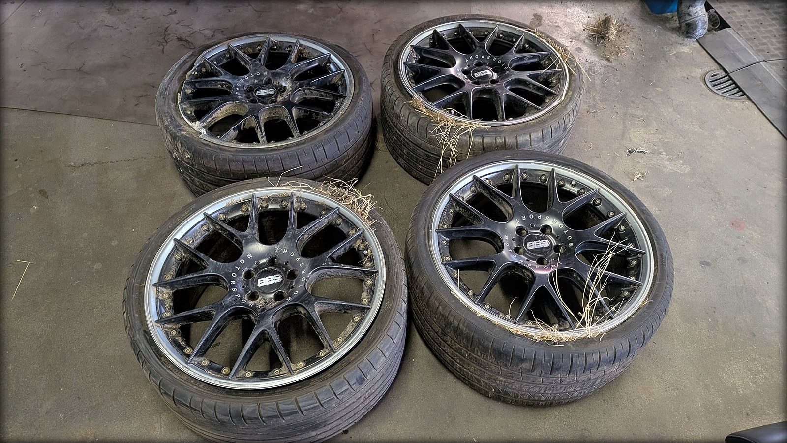 RS6 C7 4G BBS Felgen 21 Zoll defekt