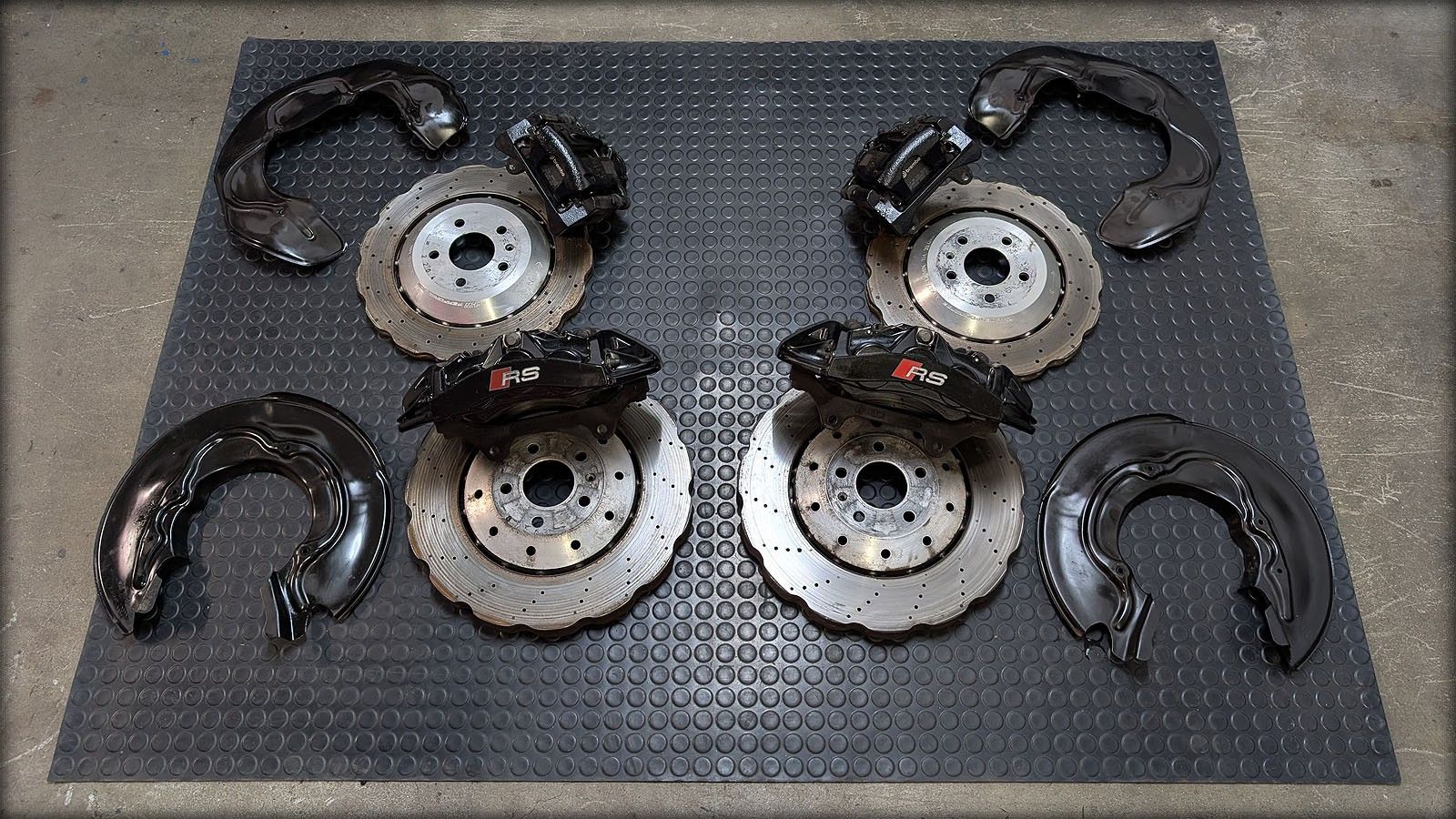 RS6 C7 4G Bremsanlage Bremssättel Bremsscheiben Bremse rundum