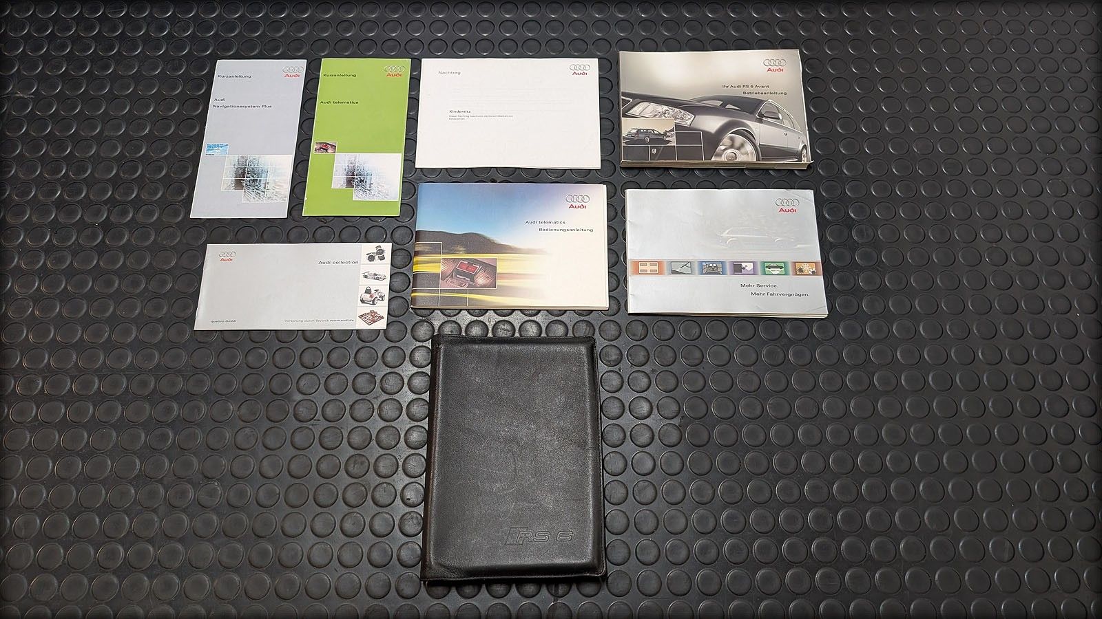 RS6 C5 Bordmappe mit Betriebsanleitung