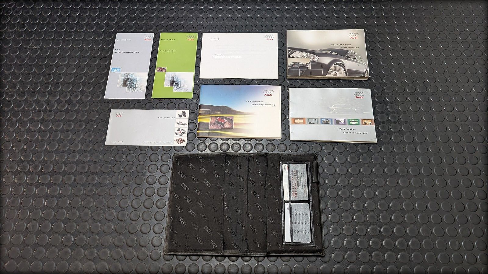 RS6 C5 Bordmappe mit Betriebsanleitung