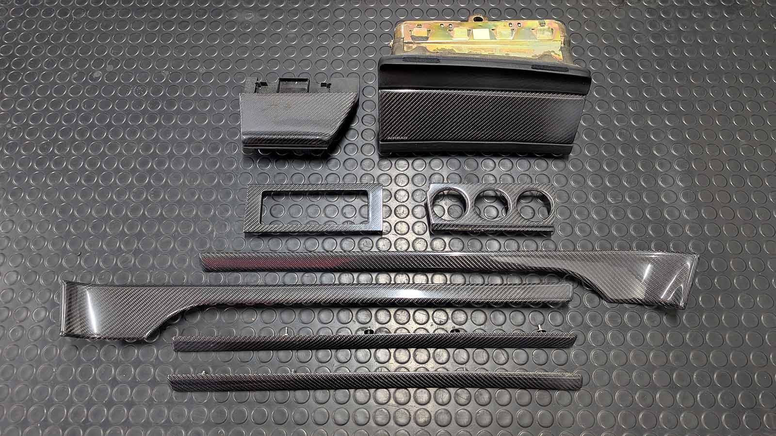 S2 B4 RS2 Carbon Dekorleisten Replica Beifahrerairbag