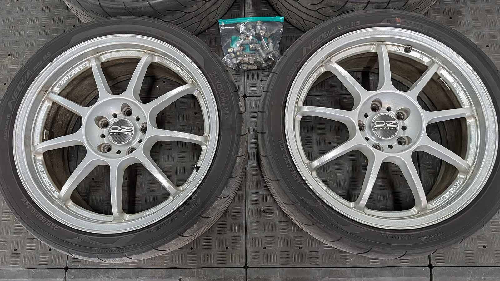 Felgen Räder OZ Alleggeita HTL 18 Zoll für z.B. Audi S2 5x112