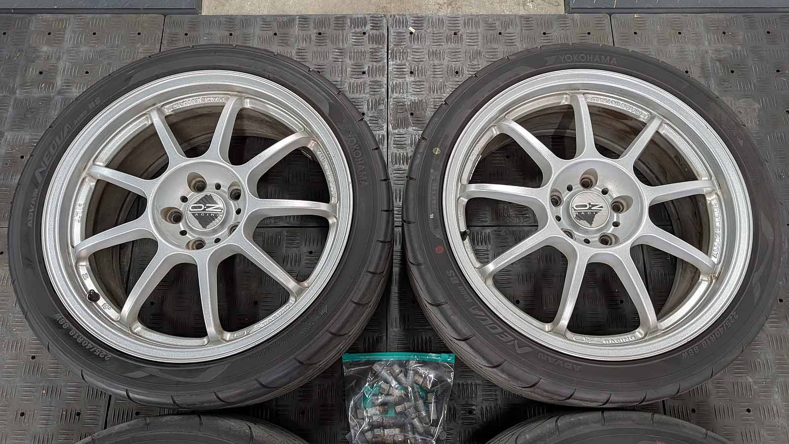Felgen Räder OZ Alleggeita HTL 18 Zoll für z.B. Audi S2 5x112
