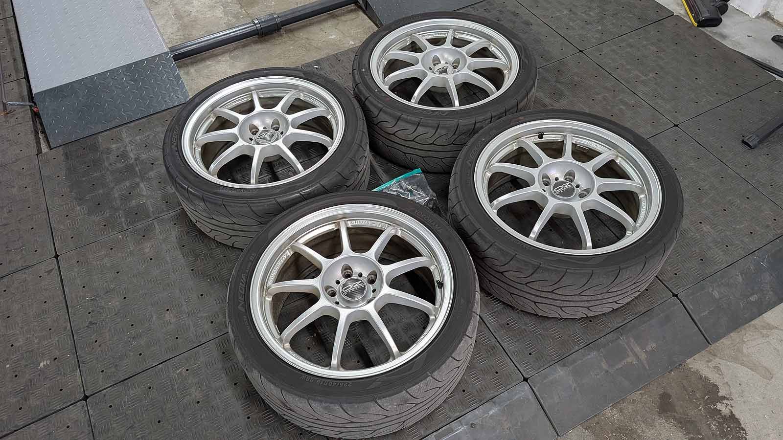 Felgen Räder OZ Alleggeita HTL 18 Zoll für z.B. Audi S2 5x112