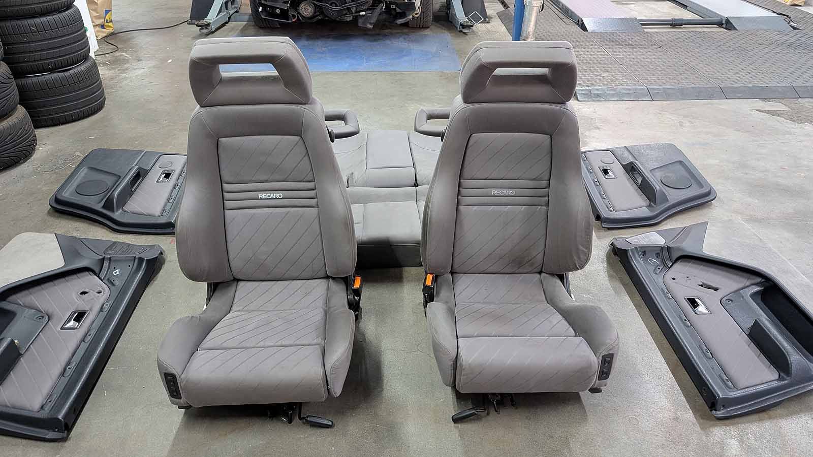 S2 Avant Recaro Sitze Stoff grau Ausstattung