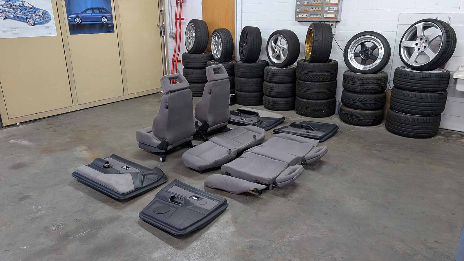 S2 Avant Recaro Sitze Stoff grau Ausstattung