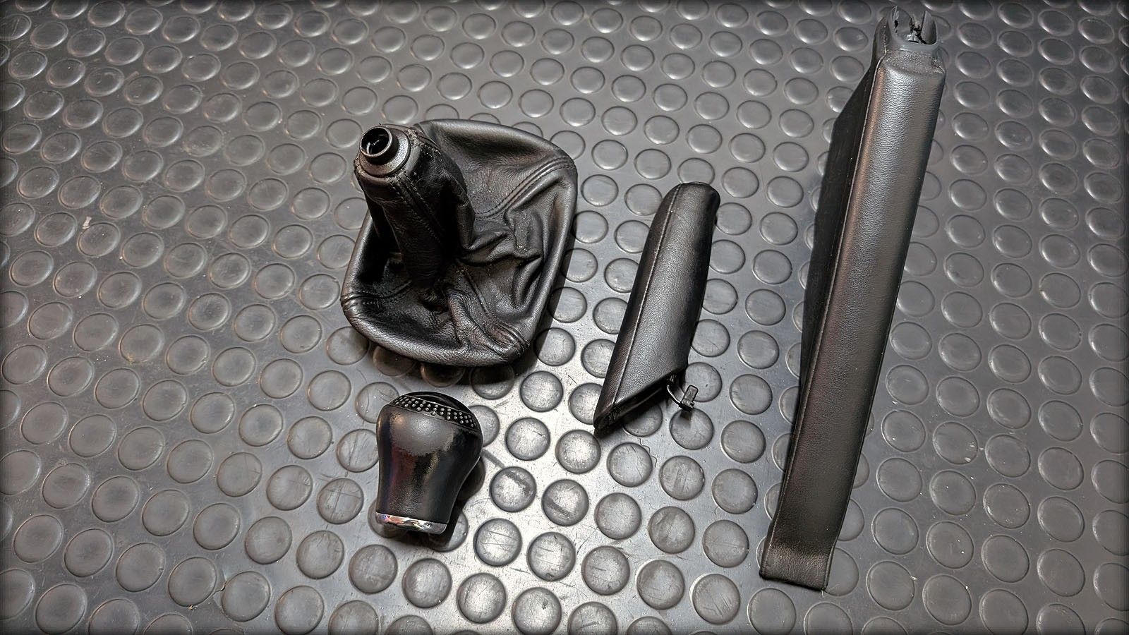 S4 B5 Schaltsack Schaltknauf Abdeckung Handbremshebel