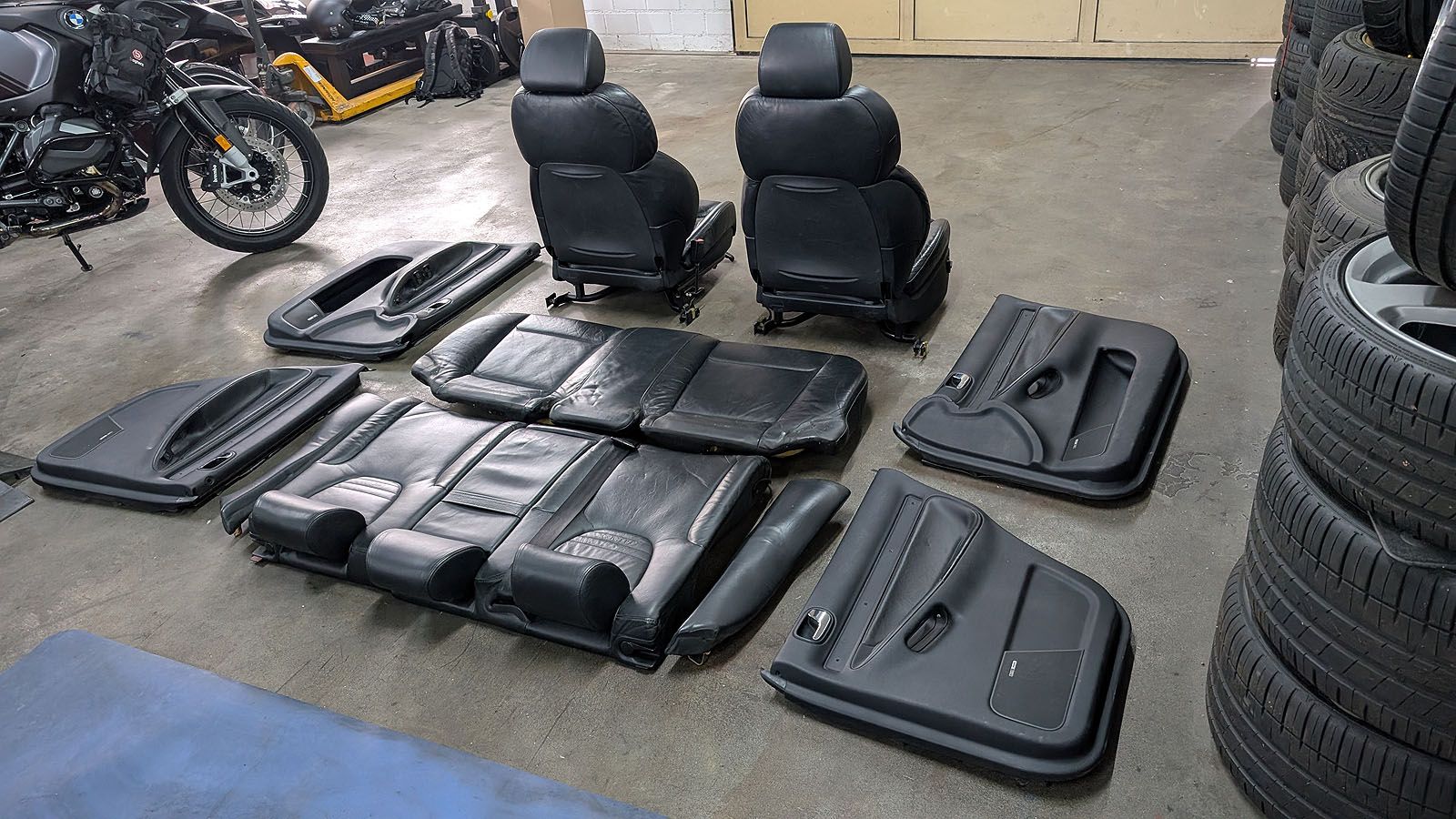 S4 B5 Recaro Sitze Lederausstattung mit Türverkleidungen