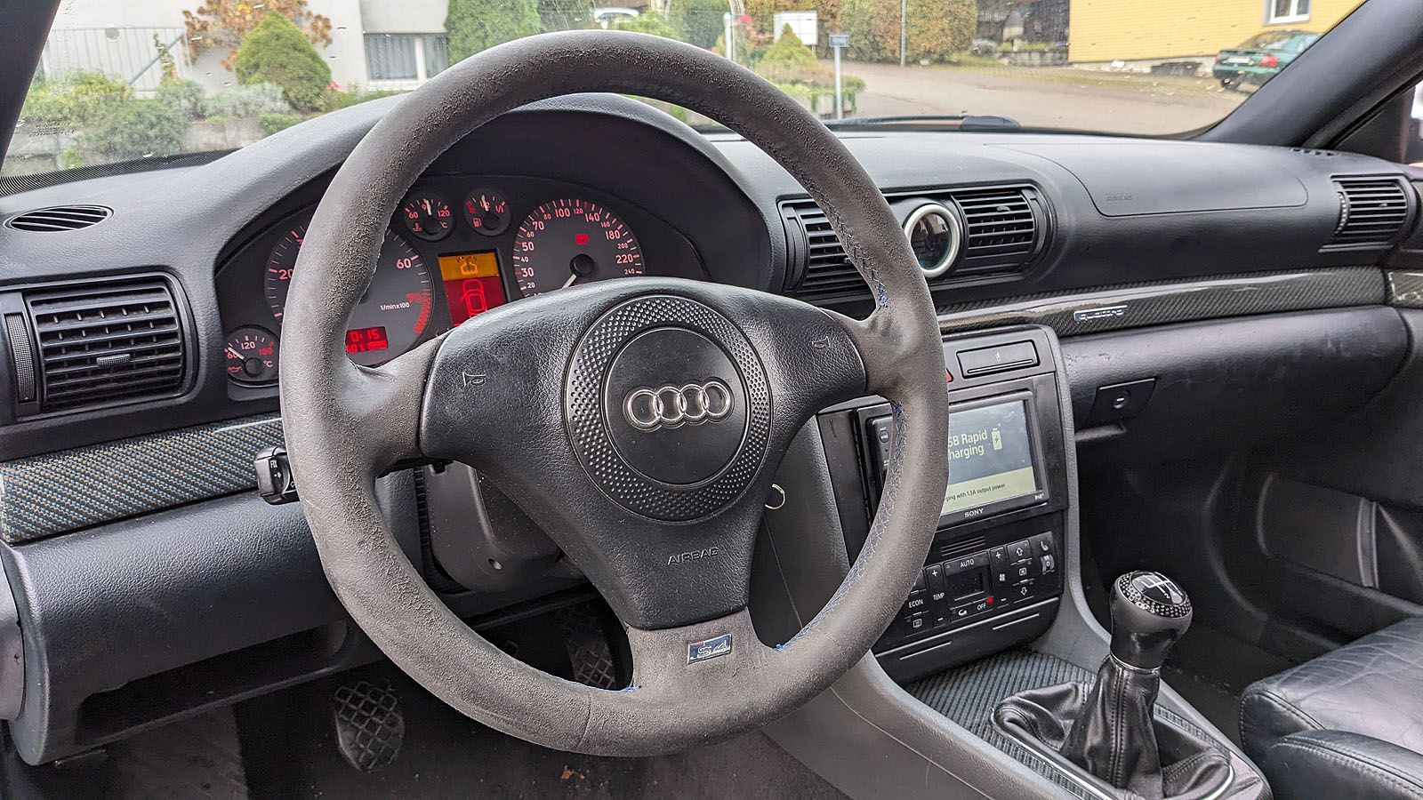 S4 Biturbo Sportlenkrad Alcantara Lenkradkranz