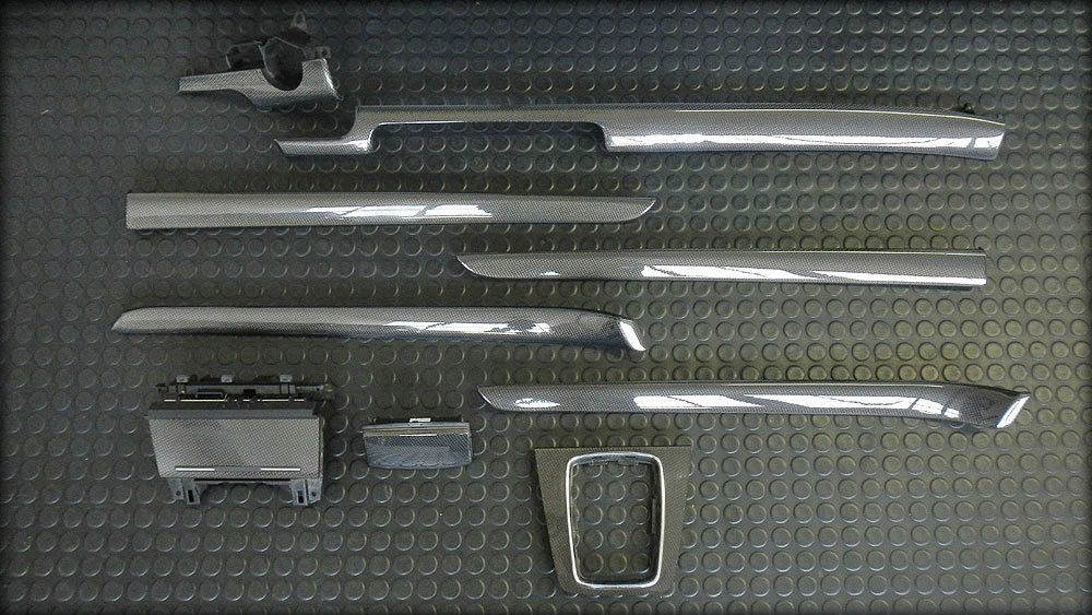 S4 V8 B6 Carbon Decor komplett