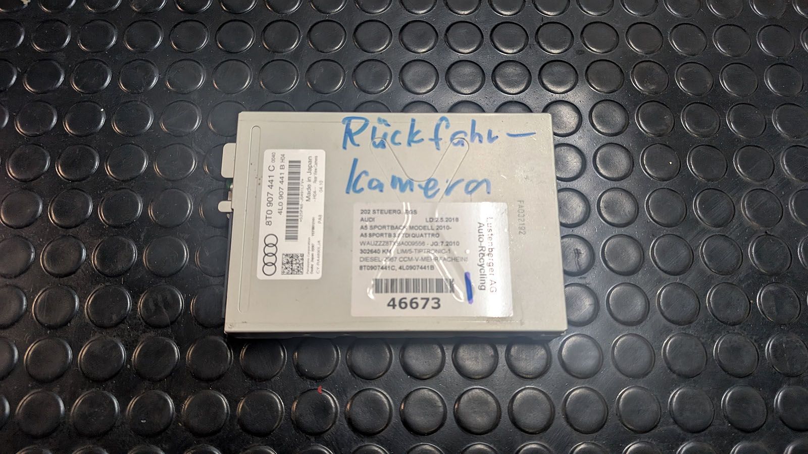 S4 B8 Steuergerät Rückfahrkamera 8T0 917 441 C