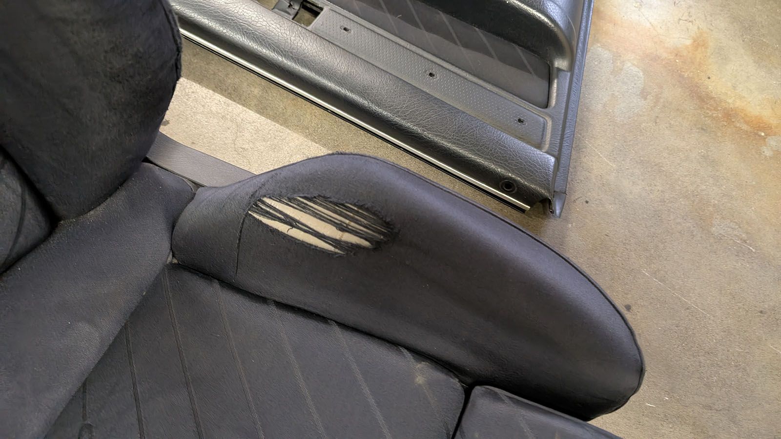 S4 C4 Avant Sitze Ausstattung Jaquard-Satin schwarz