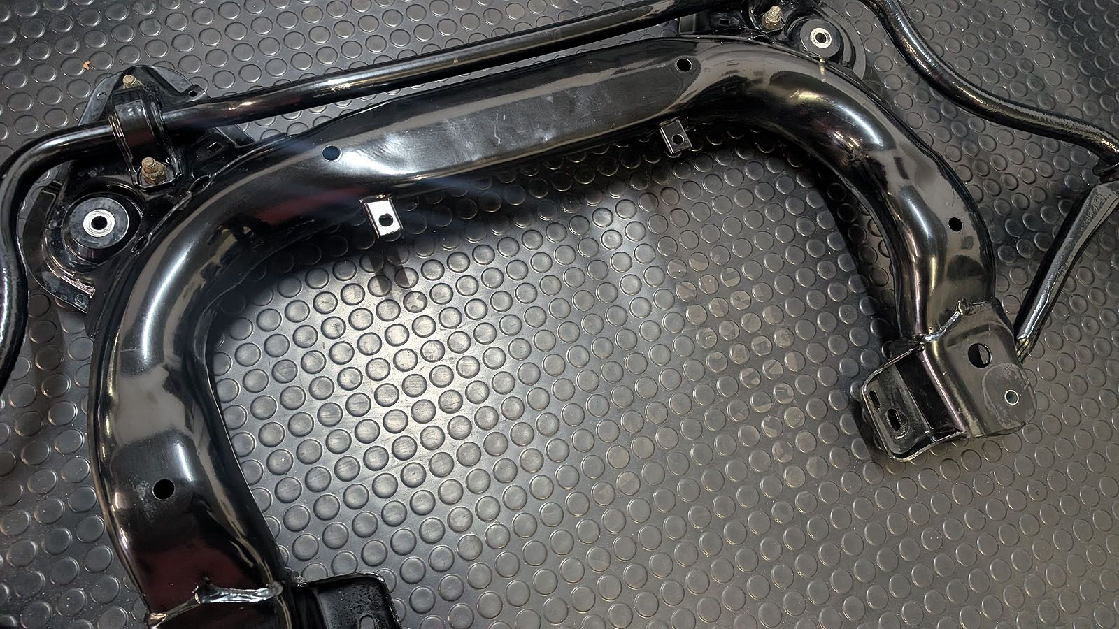 S4 S6 C4 Vorderachse mit Anbauteilen aufbereitet