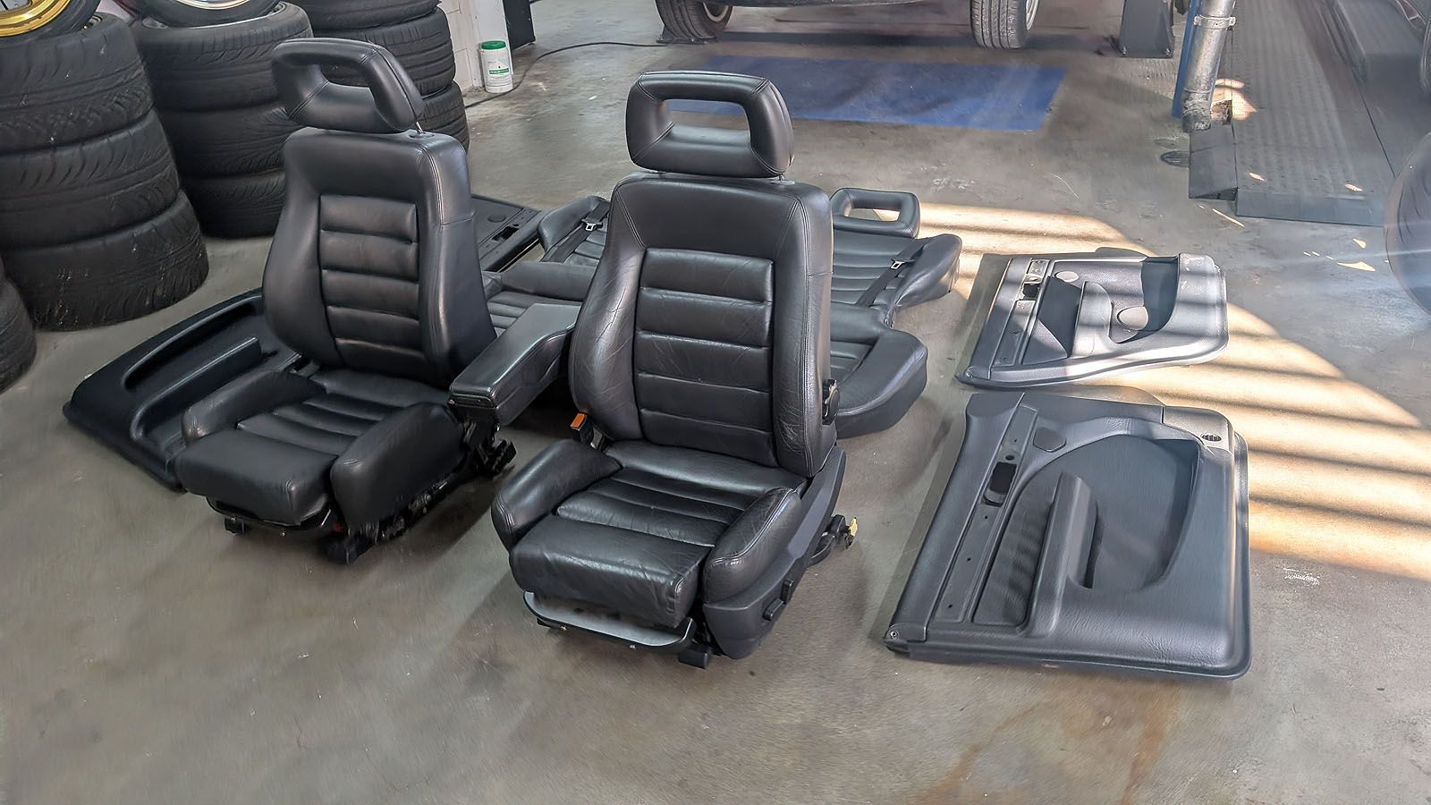 S4 S6 C4 Avant Lederausstattung schwarz Sport Sitze