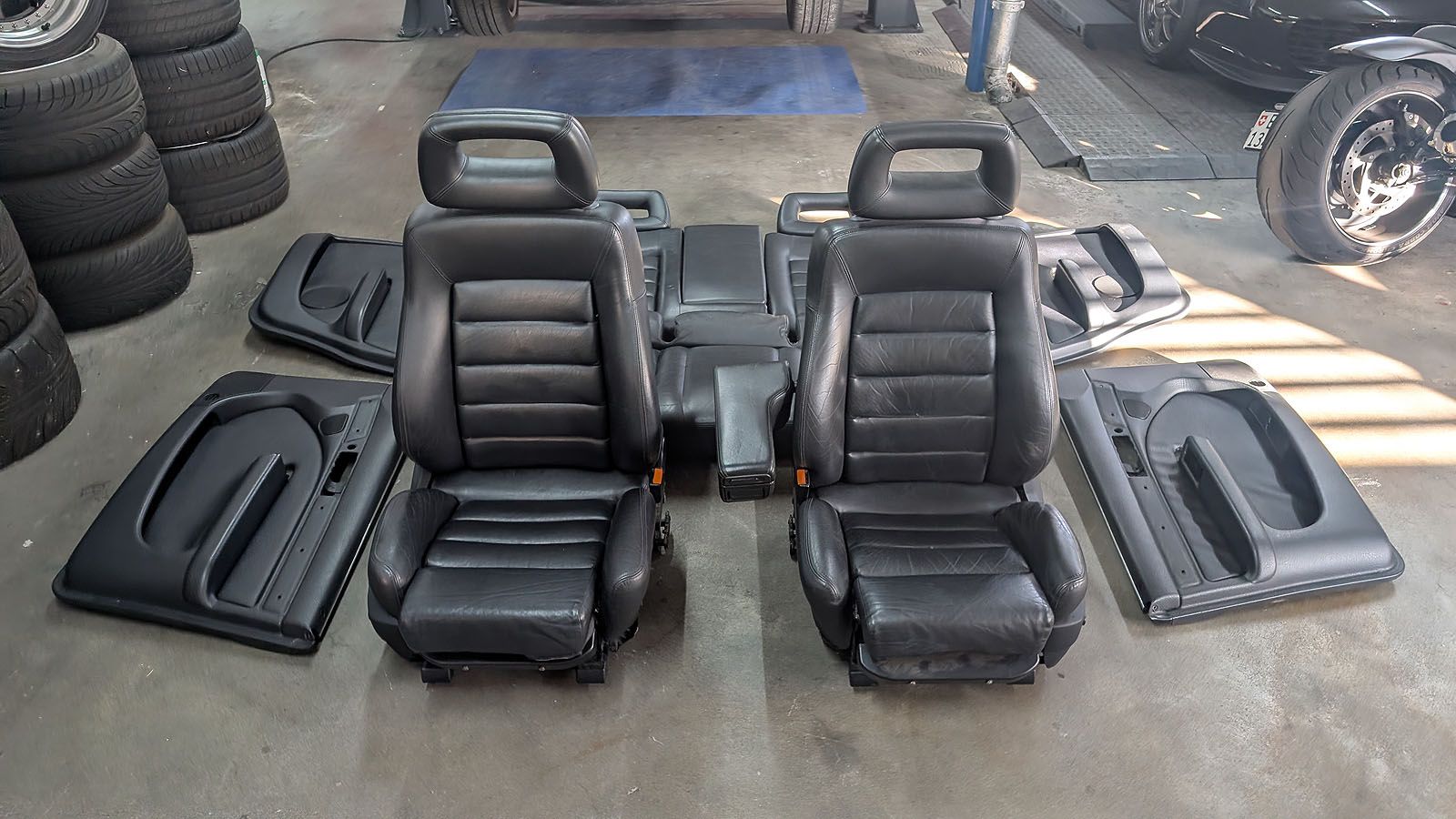 S4 S6 C4 Avant Lederausstattung schwarz Sport Sitze