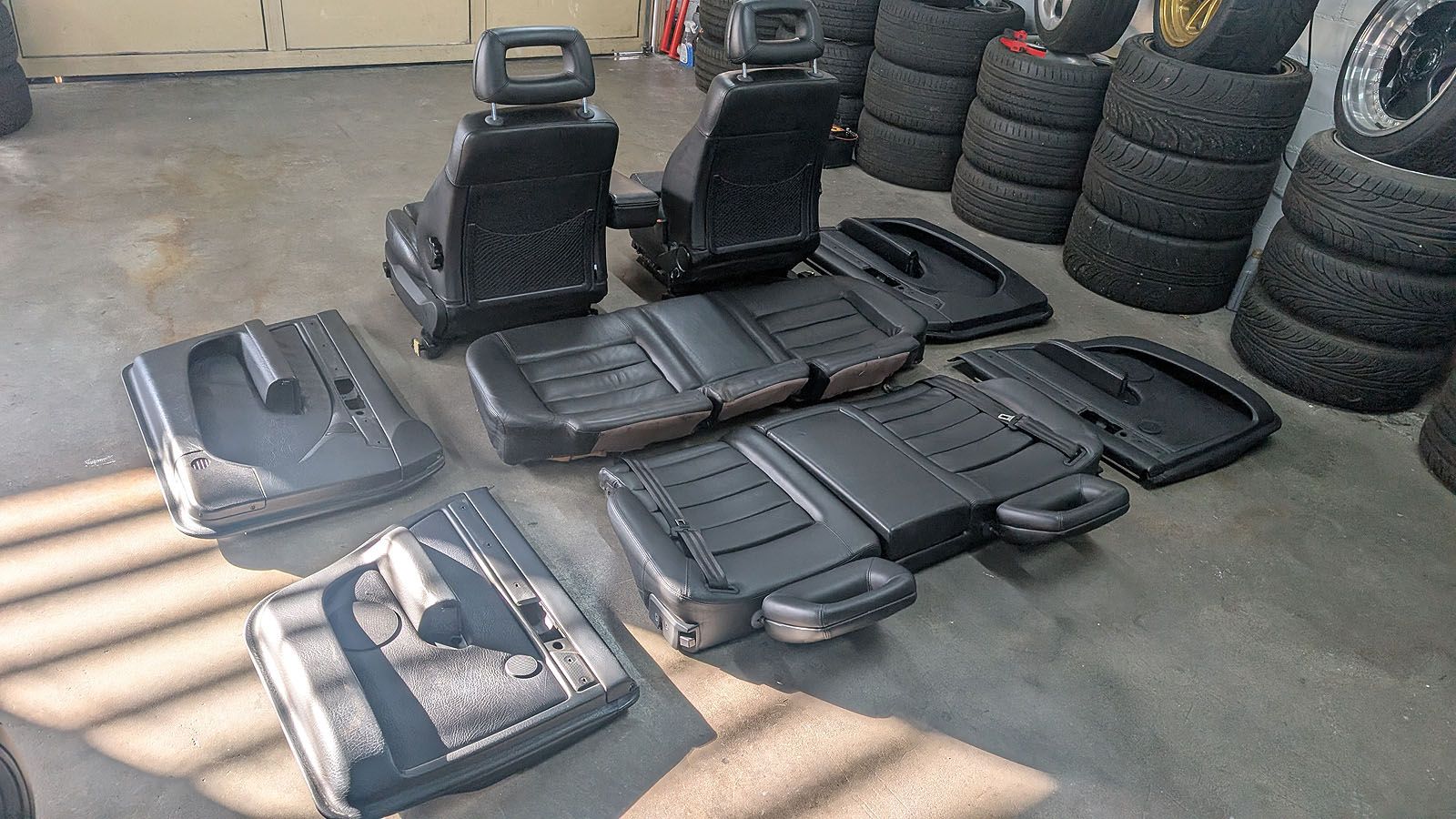 S4 S6 C4 Avant Lederausstattung schwarz Sport Sitze